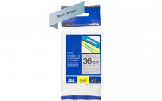 Nhãn in TZe-M961 ( Nhãn in 36mm - chữ đen trên nền bạc - dài 8 met )