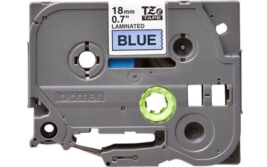 Nhãn in TZe-541 ( Nhãn in 18mm - chữ đen trên nền xanh - dài 8 met )